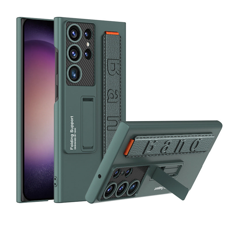 Compatible with Samsung S Series Wristband Holder Full Coverage Phone Case