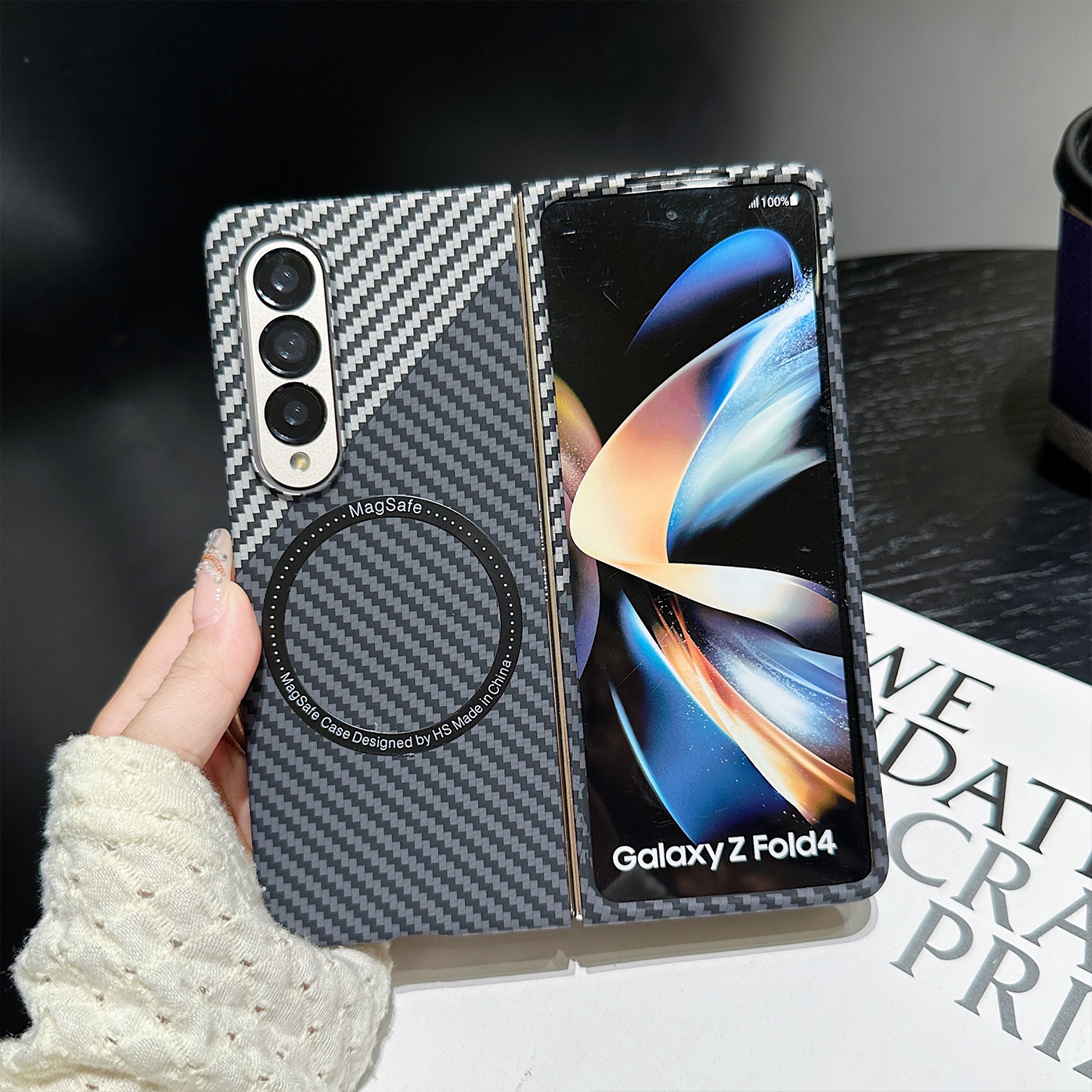 Suitable for Samsung Z Fold new wireless charging fashion mobile phone case