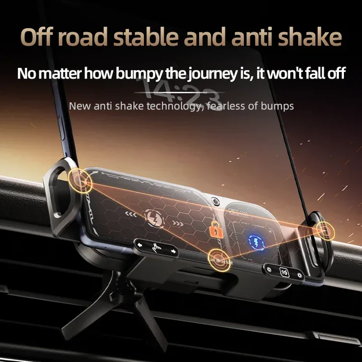 360度旋轉無線車載支架，折疊屏大屏通用版