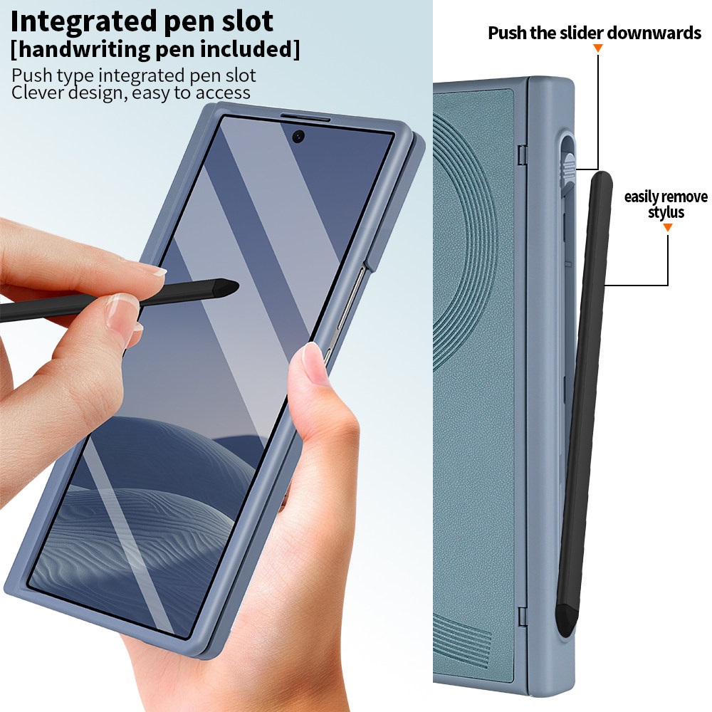 適用於三星Z Fold7/6新款鉸鏈附筆全包保護殼