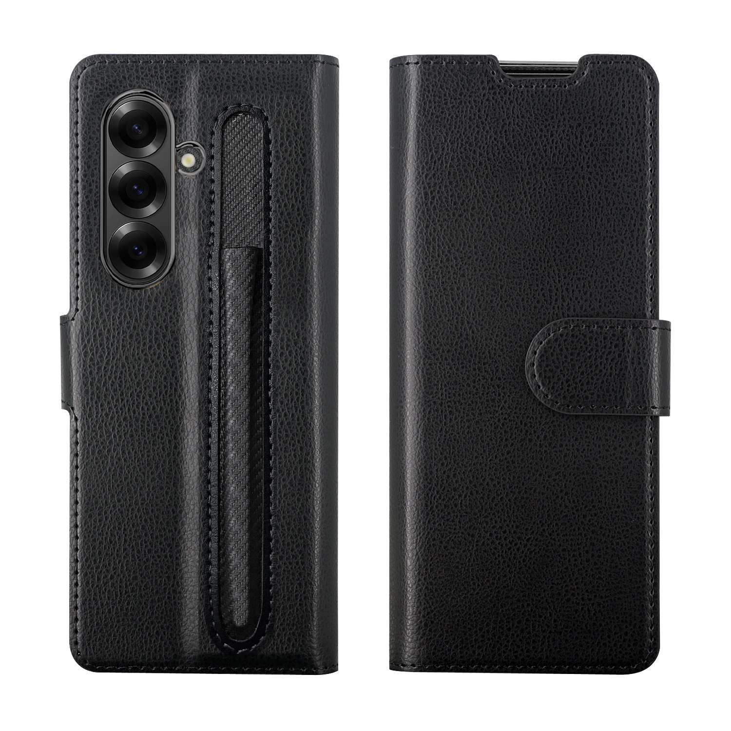 適用於三星Z Fold7/6新款磁吸翻蓋插卡皮套