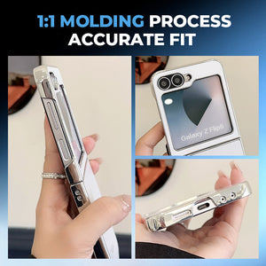 Electroplated Frosted Magnetic Case Cover for Samsung Flip Series