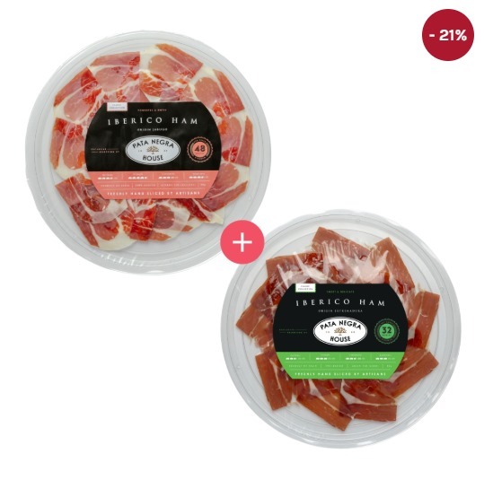 Iberico Ham Round Shape Duo Set 2x80g