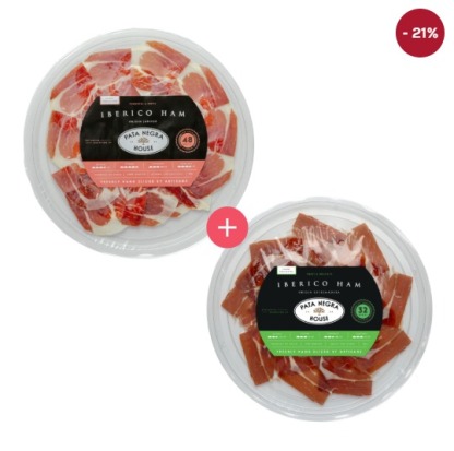 Iberico Ham Round Shape Duo Set 2x80g