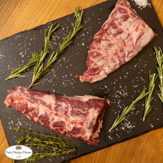 100% Iberico Pork Pluma, Bellota Grade (Acorn fed) Appx. 400g
