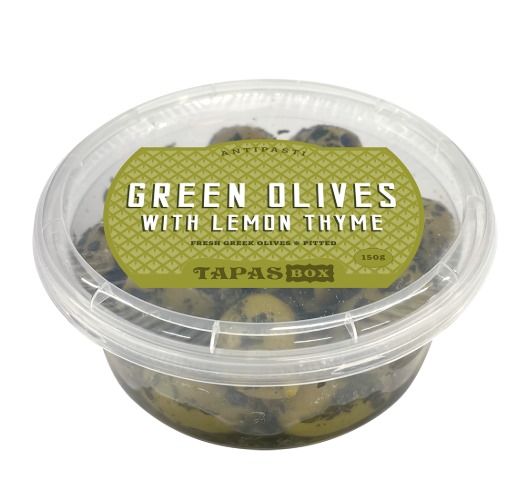 Green Olives Pitted With Lemon Thyme