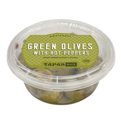Green Olives Pitted With Hot Peppers
