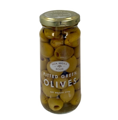 Pitted Green Olives 230g