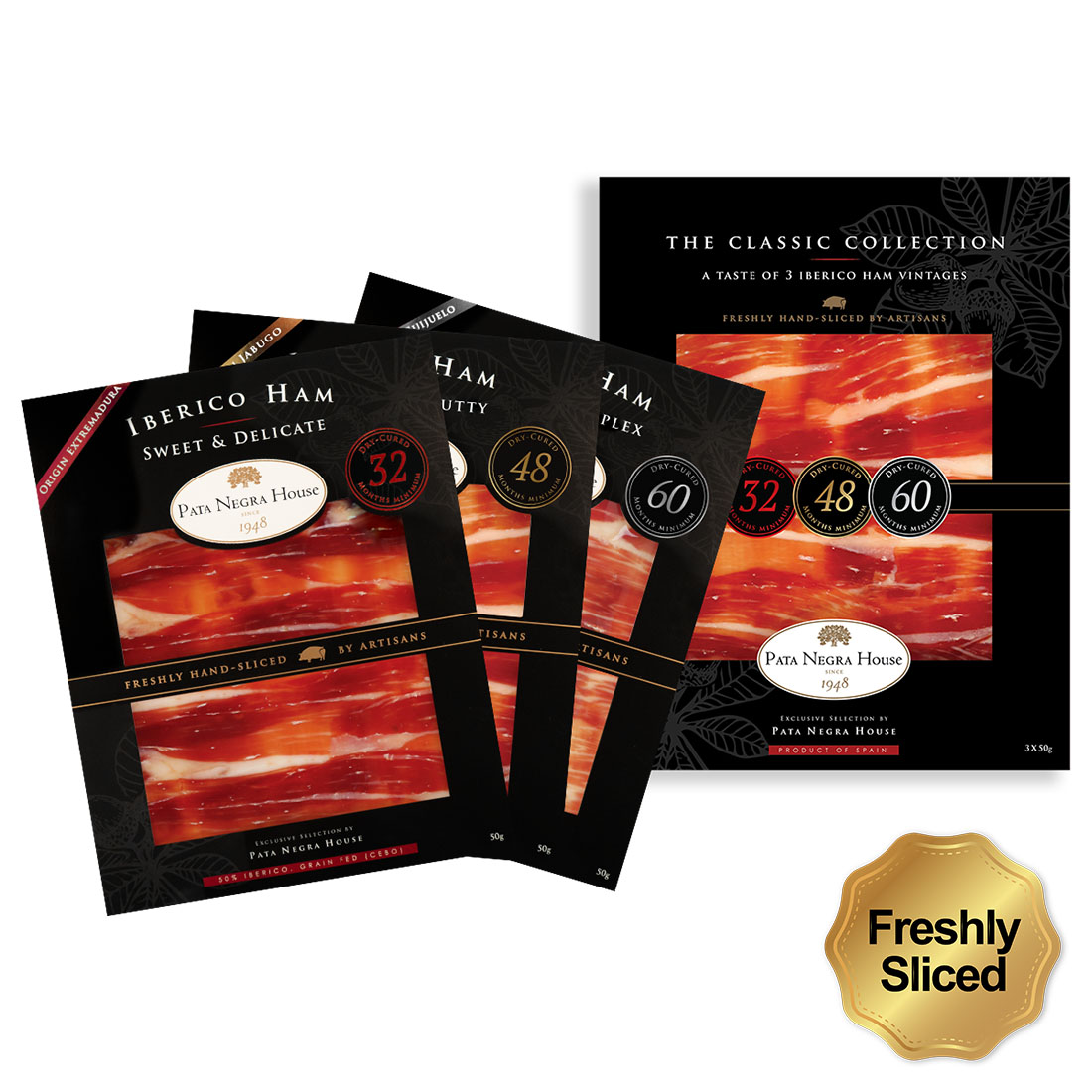 Pata Negra Houuse-Iberico Ham Trio Box