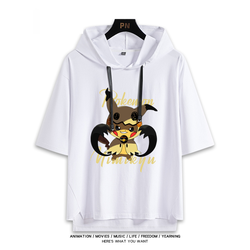 ポケモン フード付きカットソー ブラウン ポケモンフード付き半袖Tシャツ – KawaPark