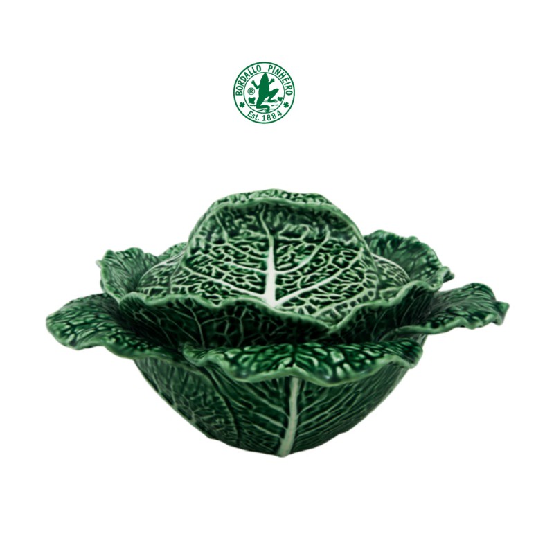 Bordallo Pinheiro Cabbage 2L Tureen Green Natural