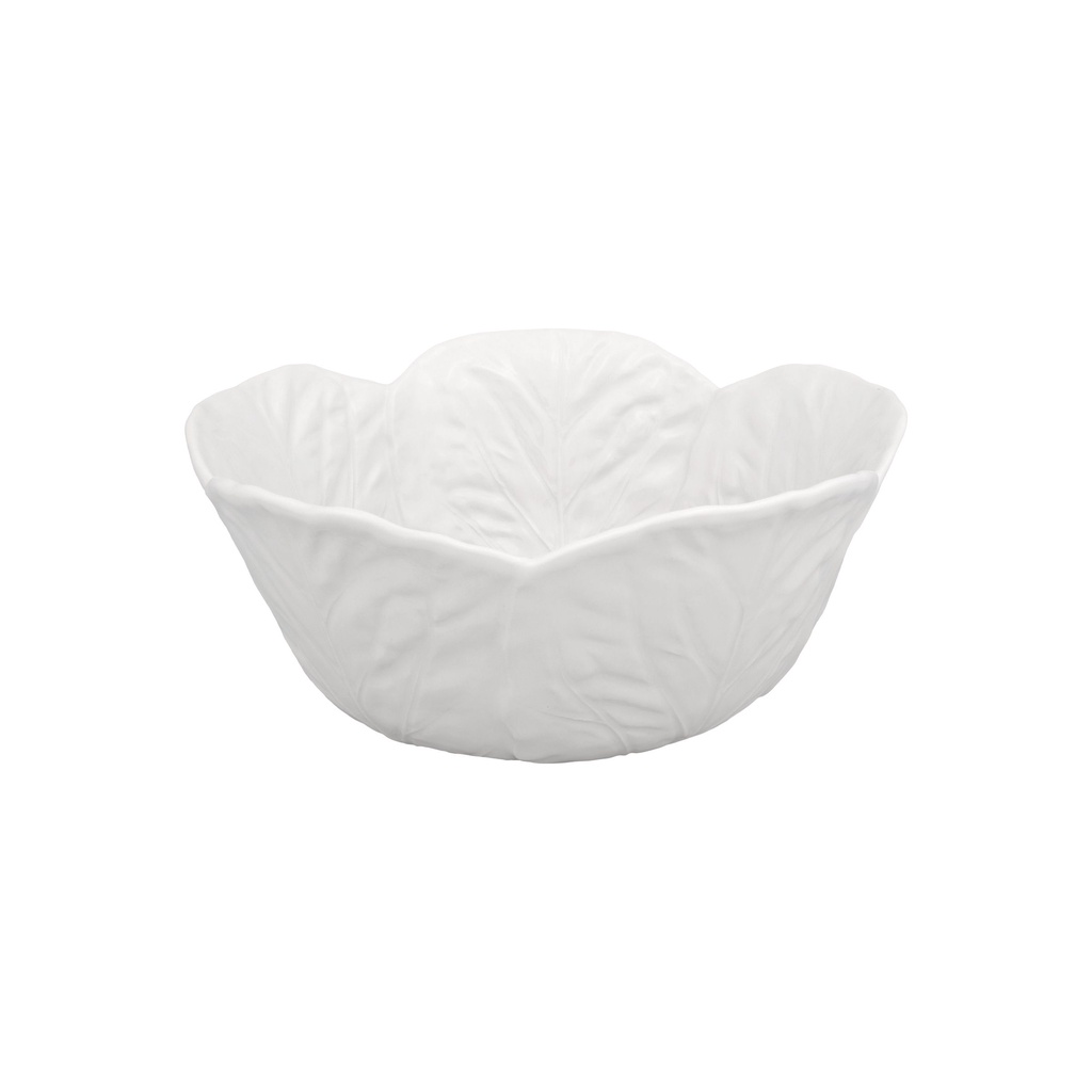 Bordallo Pinheiro Cabbage Couve Salad Bowl 29.5cm Beige
