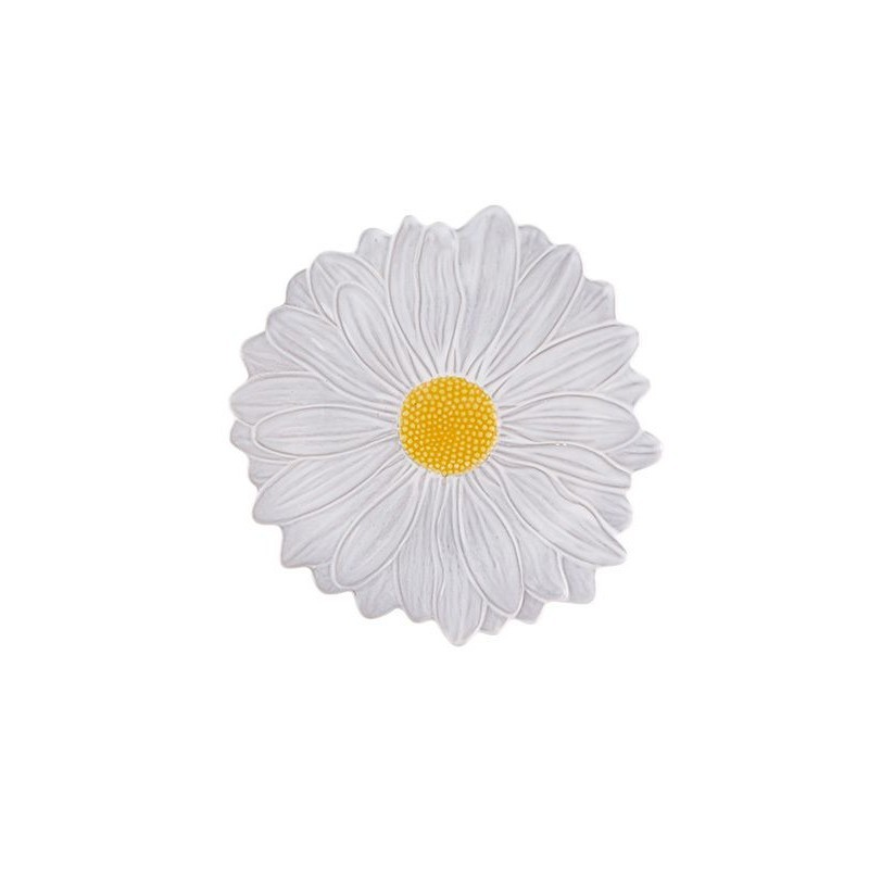 Bordallo Pinheiro Maria Flor Dessert Plate Daisy