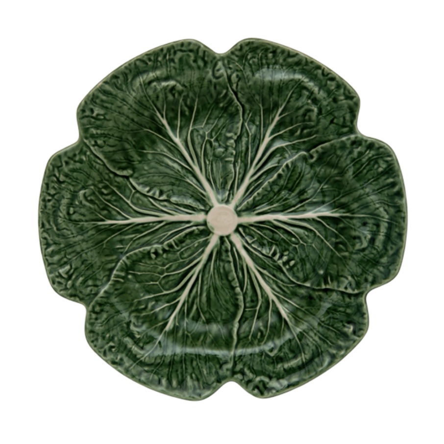 Bordallo Pinheiro Cabbage Charger Plate 30.5cm Green