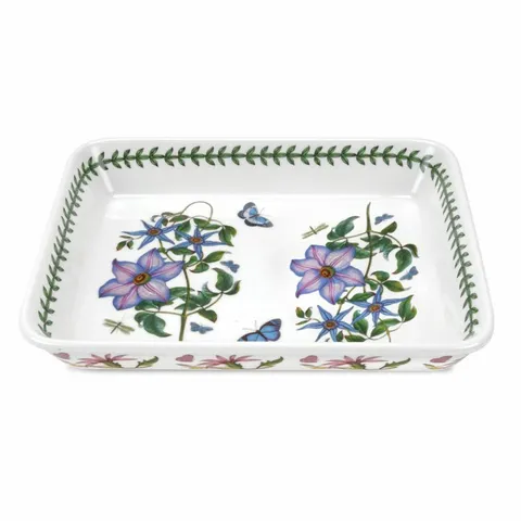 Portmeirion Botanic Garden Lasagne Dish 12.5x 10 inch