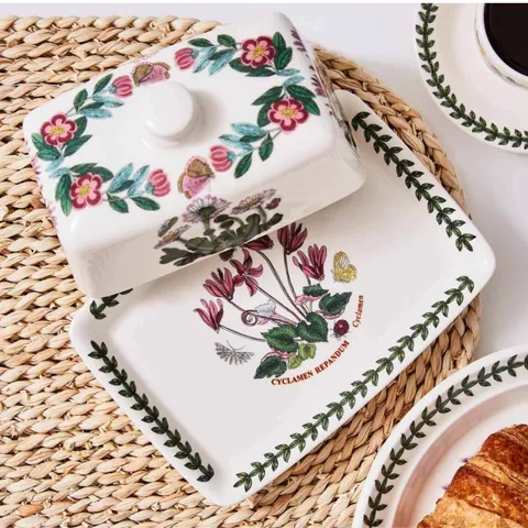 Portmeirion Botanic Garden Seconds Butter Dish
