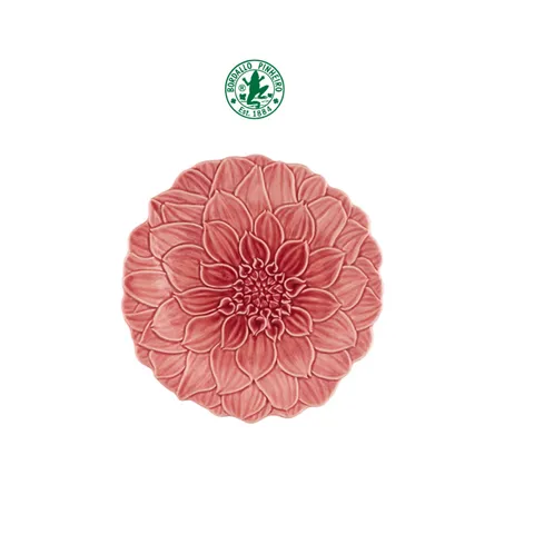 Bordallo Pinheiro Maria Flor Dessert Plate Dahlia