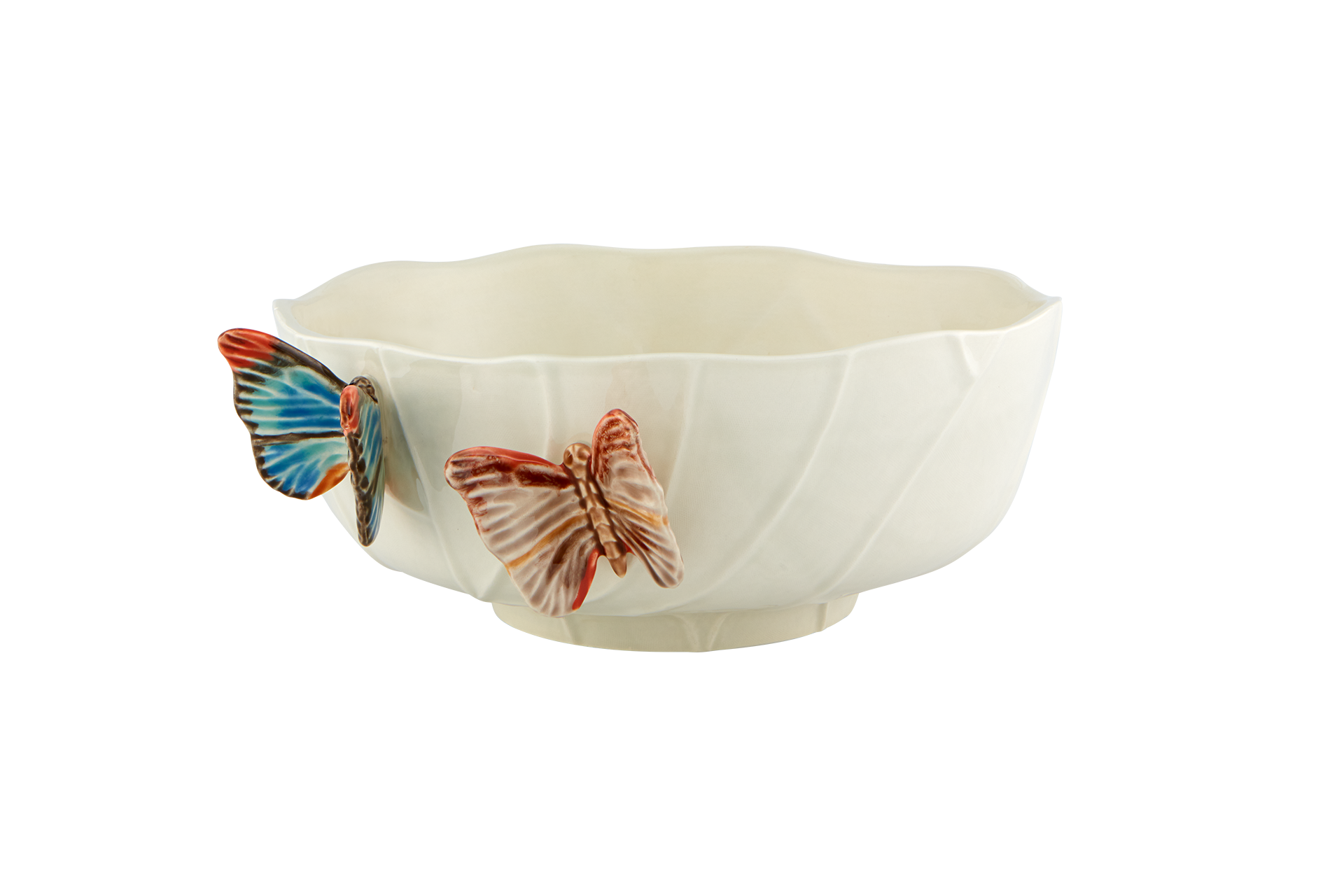 Bordallo Pinheiro Cloudy Butterflies Large Salad Bowl