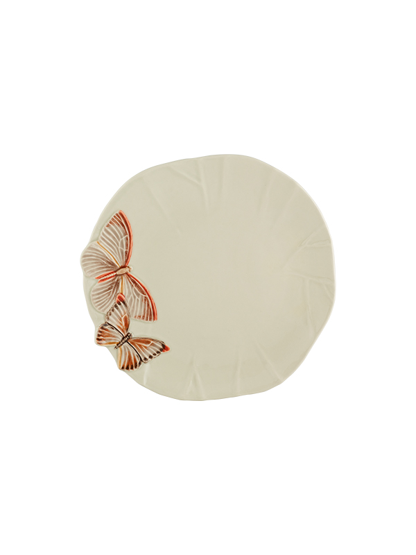 Bordallo Pinheiro Cloudy Butterflies Dinner Plate