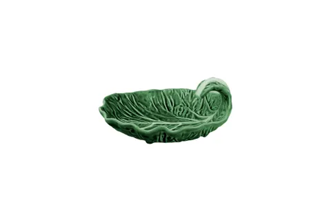 Bordallo Pinheiro Cabbage Leaf with Curvature 18.5 Natural