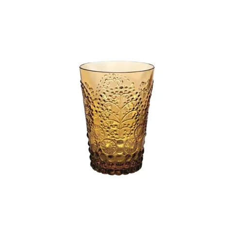 Casa Alegre Glass Tree Amber Set of 6