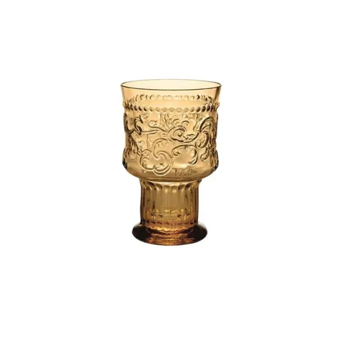 Casa Alegre Joy Glass Amber Set of 6