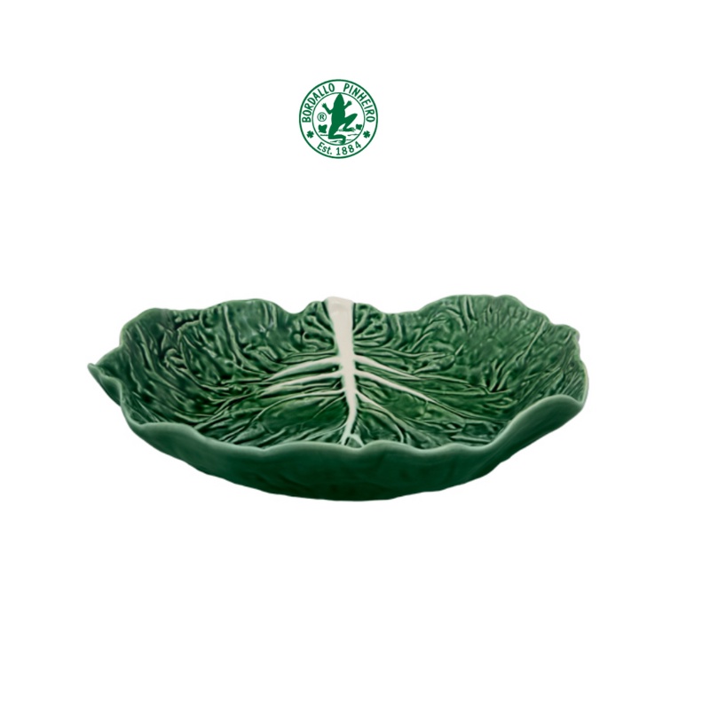 Bordallo Pinheiro Cabbage Salad Bowl 32.5 Green