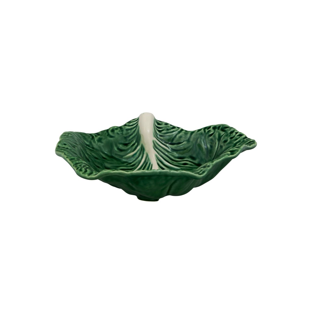 Bordallo Pinheiro Cabbage Leaf Crooked 35 Green