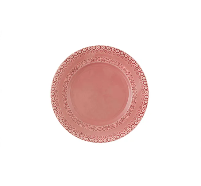 Bordallo Pinheiro Fantasy Pink Dessert Plate 22