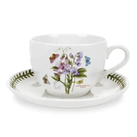 Portmeirion Botanic Garden Jumbo Cup with Saucer