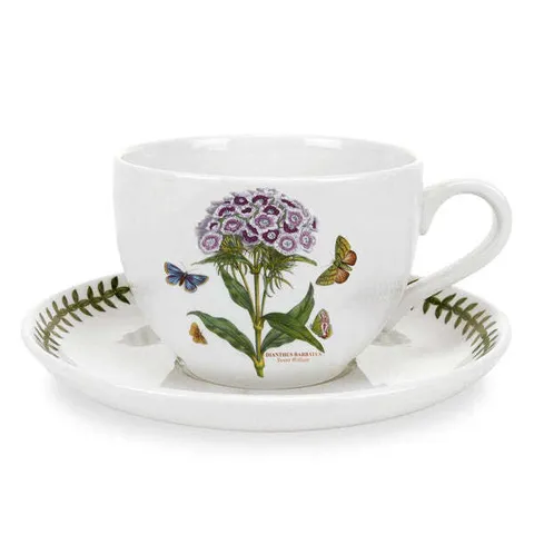 Portmeirion Botanic Garden Jumbo Cup with Saucer