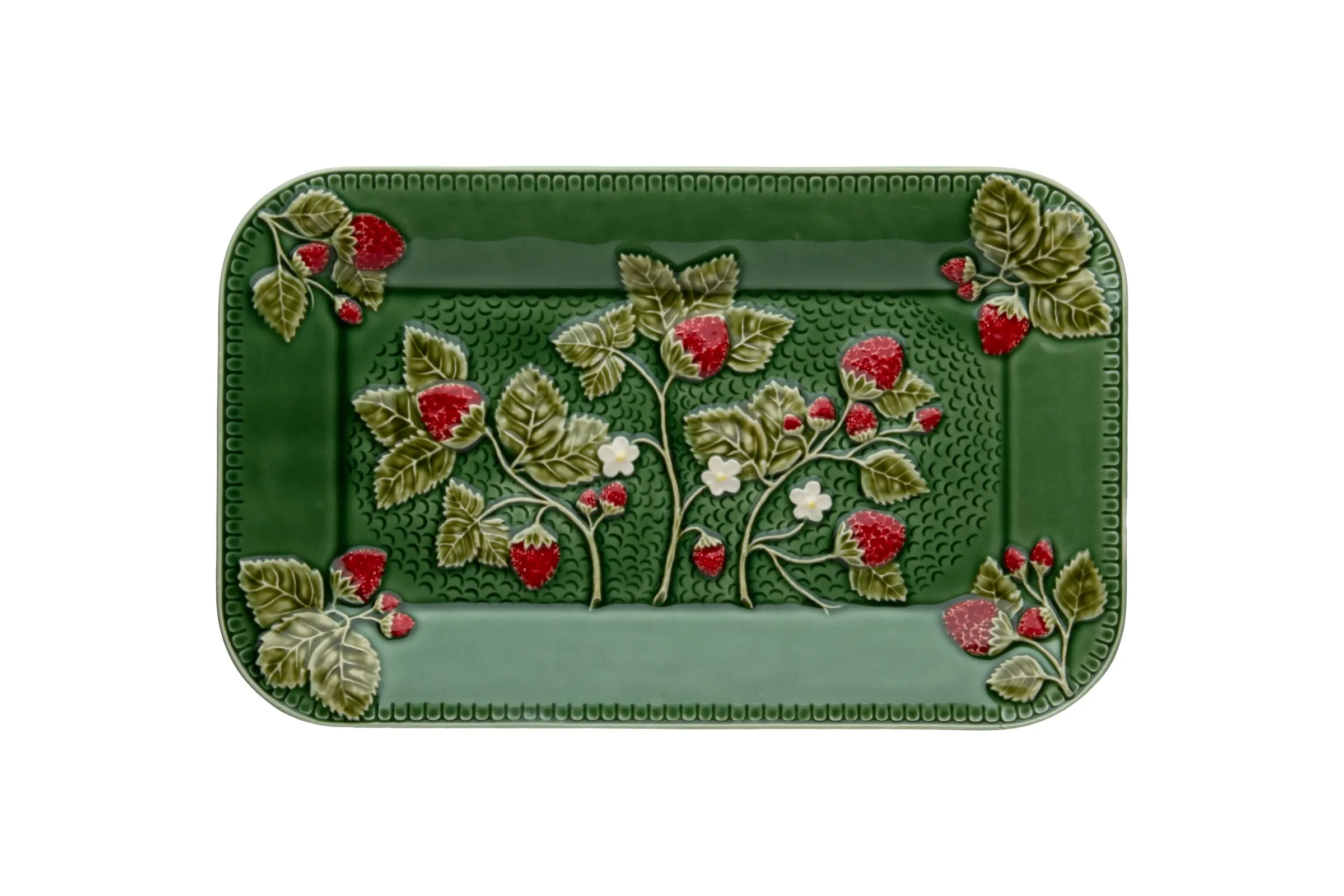 Bordallo Pinheiro Strawberry Platter