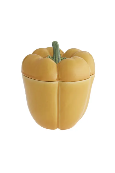 Bordallo Pinheiro Medium Pepper Box Yellow