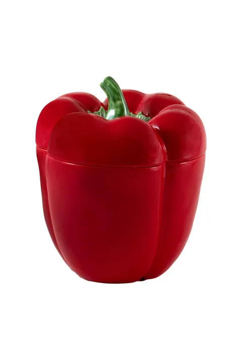 Bordallo Pinheiro Medium Pepper Box Red