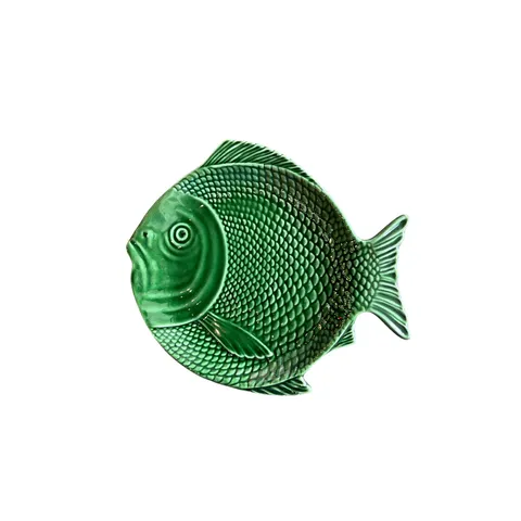 Coldar Fish Soup Plate Green