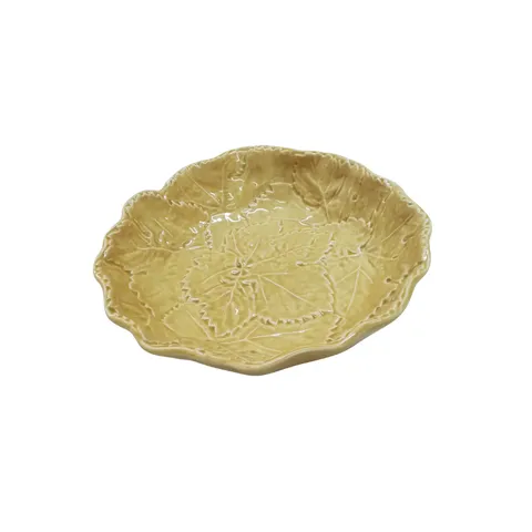 Coldar Vine Leaf Pasta Bowl 22 Caramel