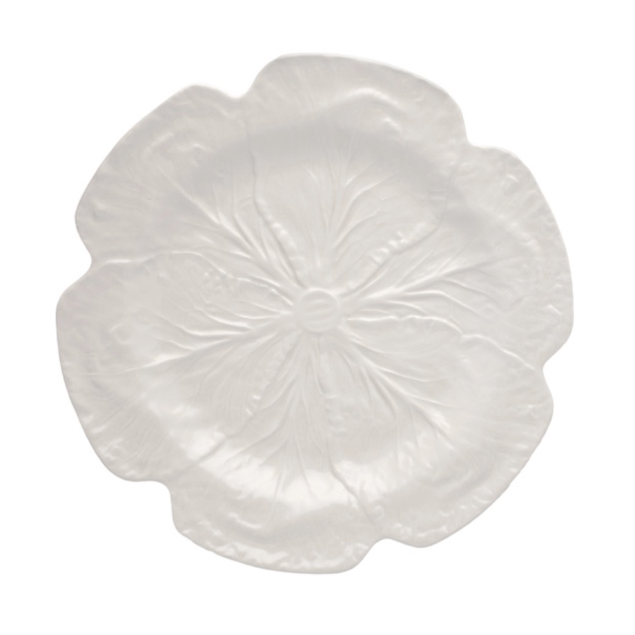 Bordallo Pinheiro Cabbage Charger Plate 30.5cm Cream/White