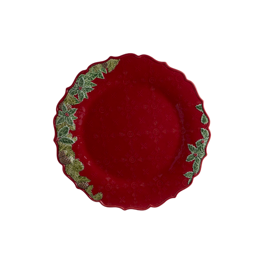 Bordallo Pinheiro Christmas Garland Charger Plate 36
