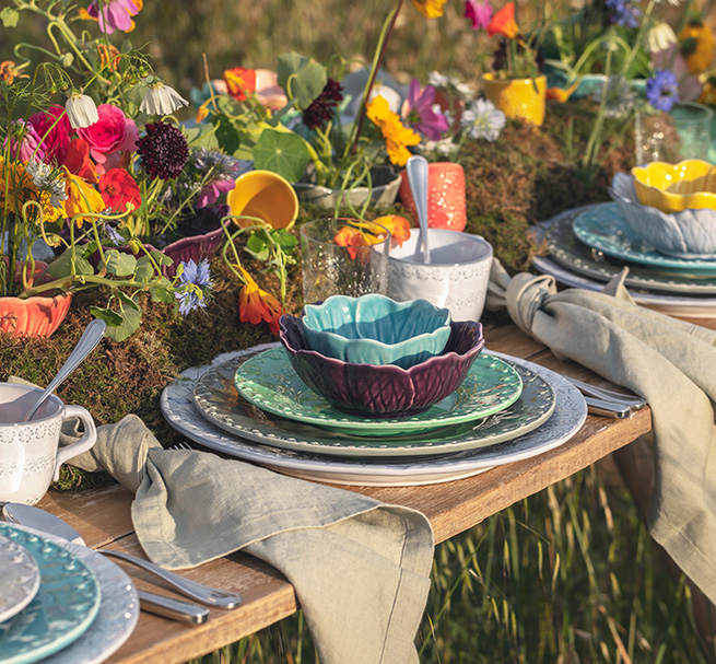Bordallo Pinheiro Flora Dessert Plate White