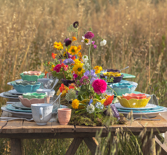 Bordallo Pinheiro Flora Dinner Plate White