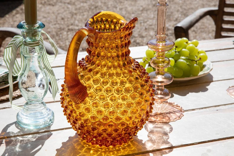 Klimchi Amber Hobnail Large Jug 2L
