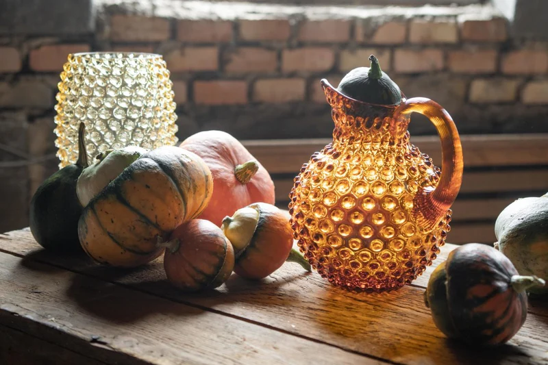 Klimchi Amber Hobnail Large Jug 2L