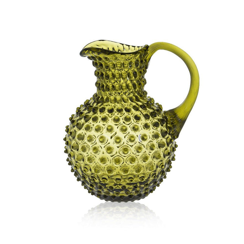 Klimchi Bonsai Green Hobnail Large Jug 2L