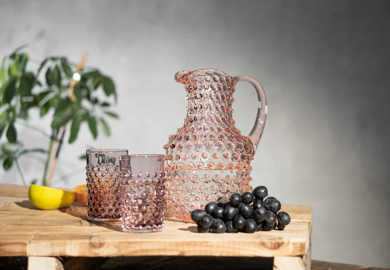 Klimchi Rosaline Hobnail Square Jug