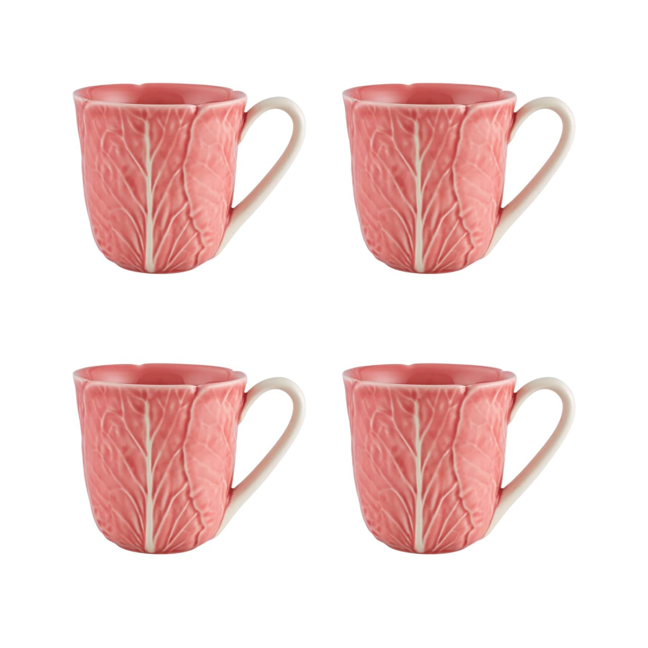 Bordallo Pinheiro Cabbage Pink Mug