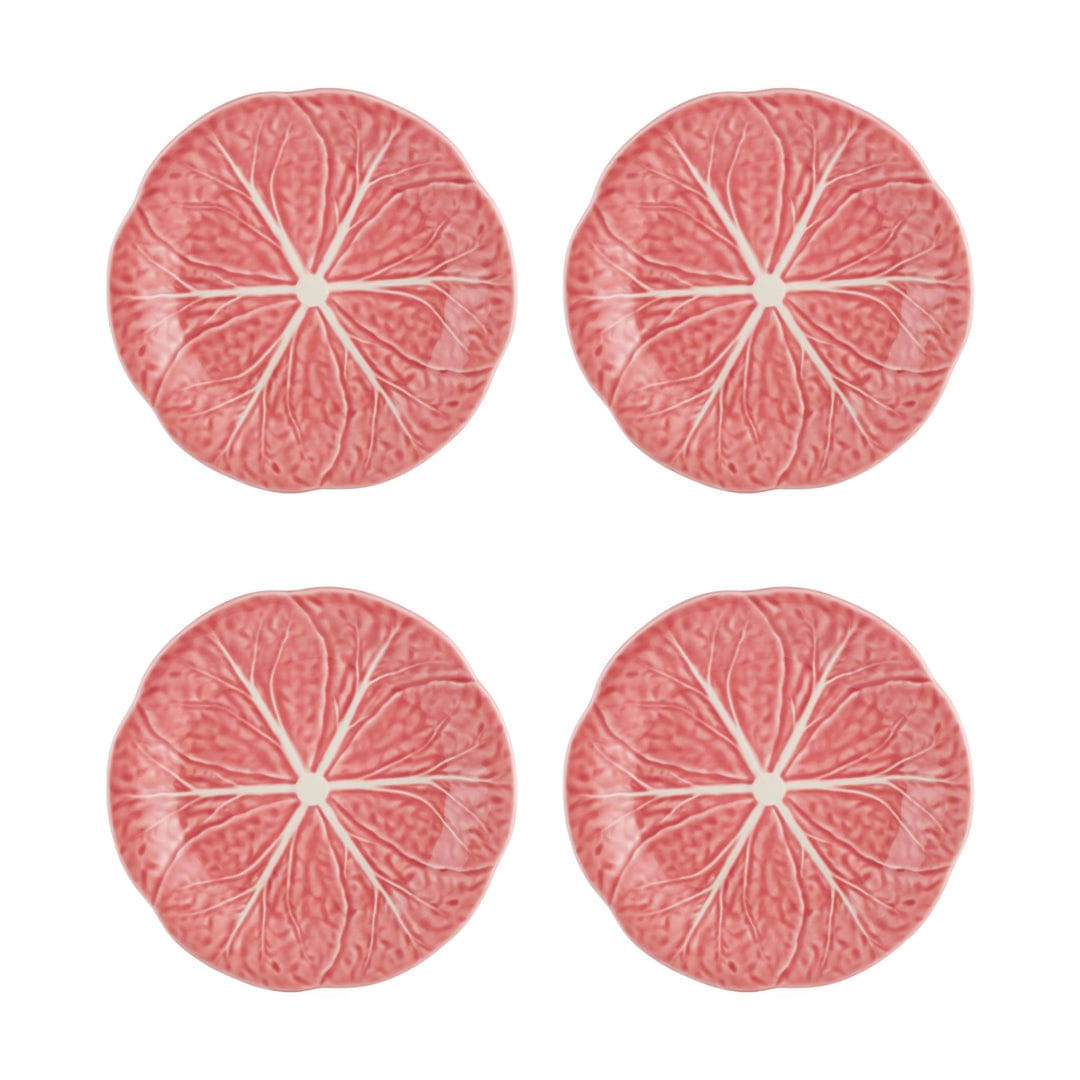 Bordallo Pinheiro Cabbage Pink Dessert Plate 19cm
