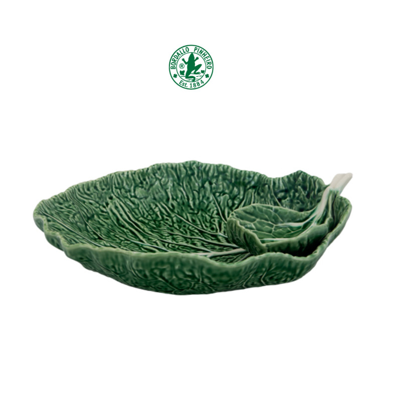 Bordallo Pinheiro Cabbage Leaf with Bowl 34 Green