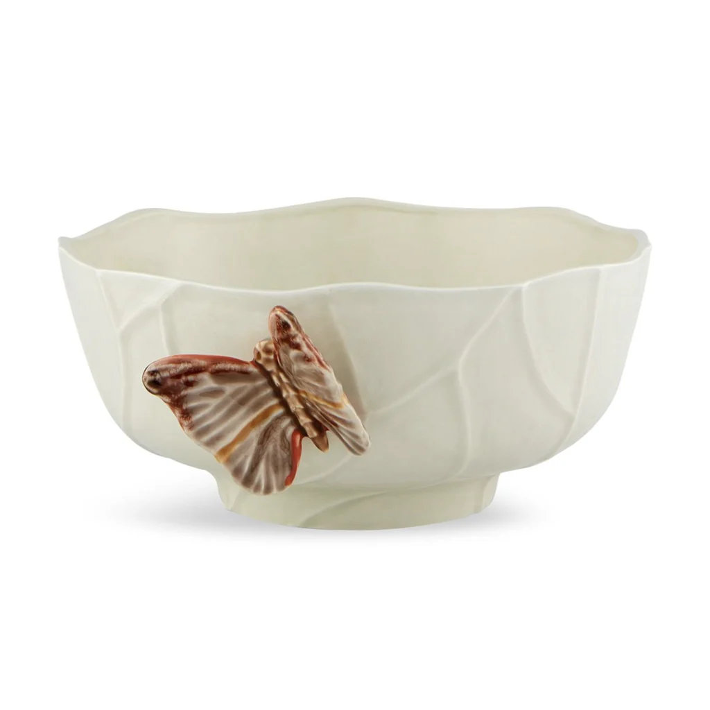 Bordallo Pinheiro Cloudy Butterflies Small Salad Bowl 3l