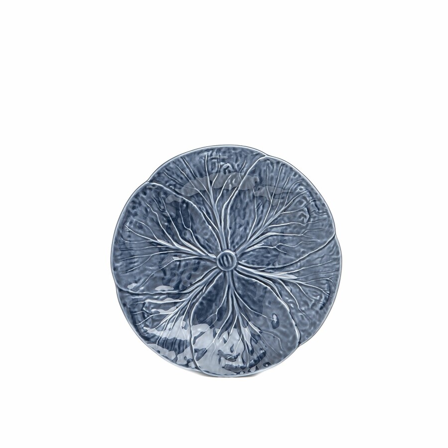 Bordallo Cabbage Dinner Plate by Van Verre, Delfts Blue