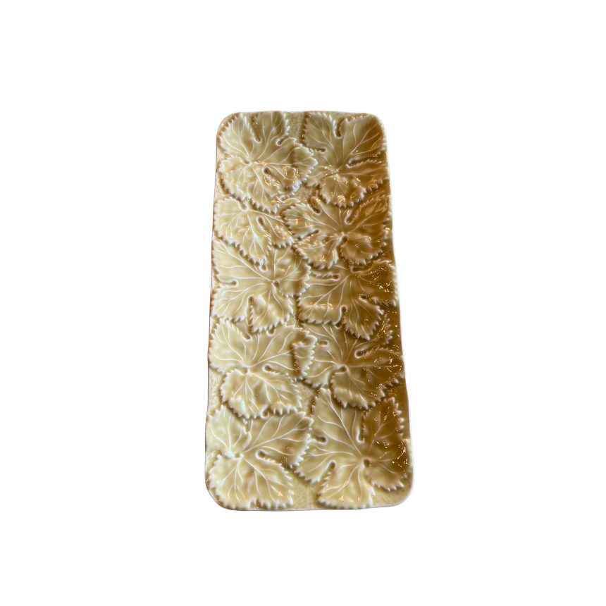 Coldar Rectangular Vine Leaf Plate